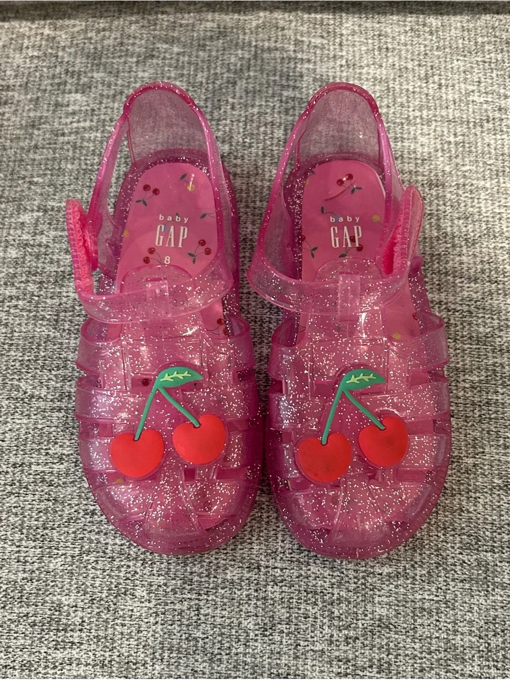 BabyGap Toddler Fisherman Sandals with Cherry Size 8
